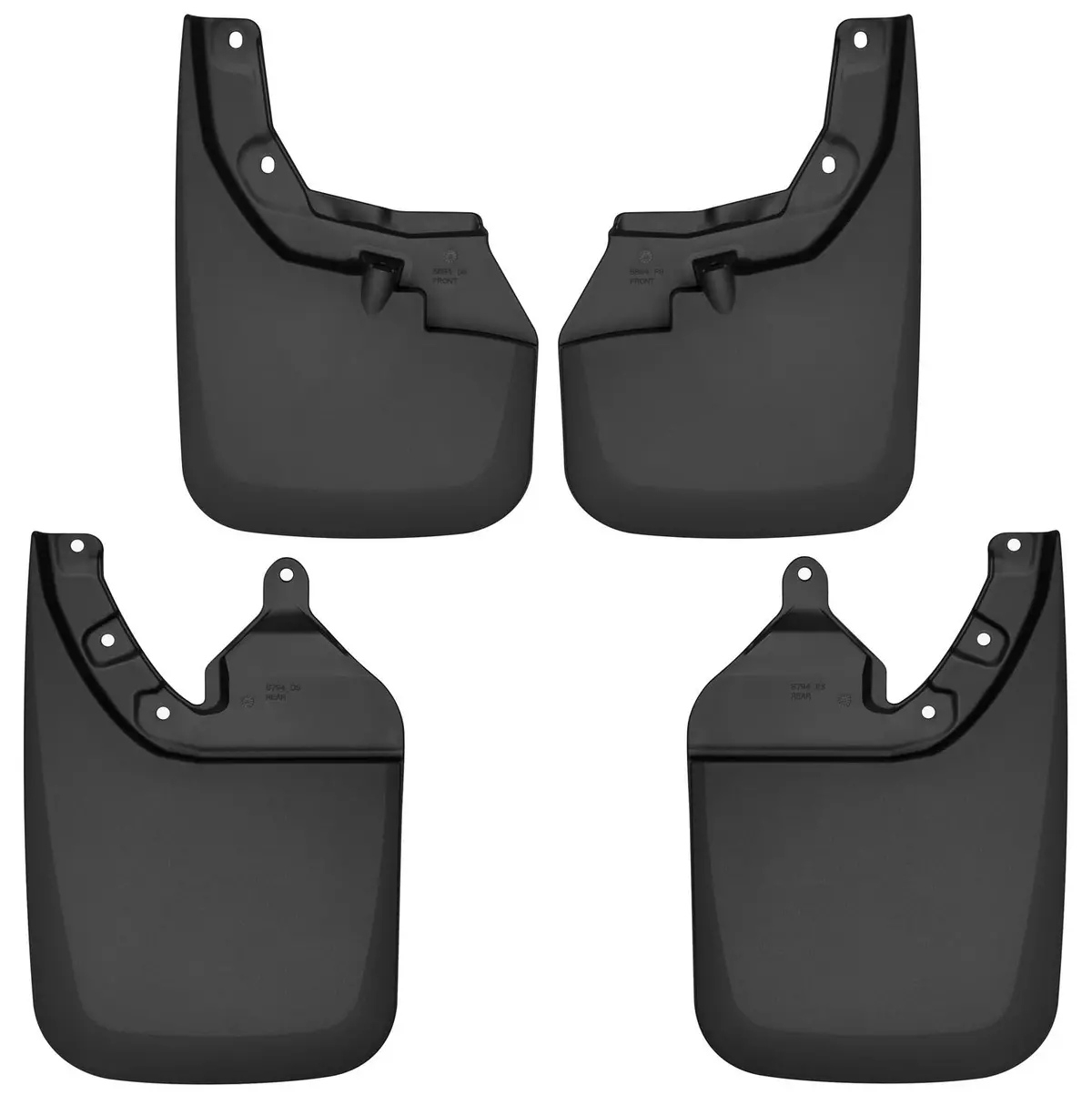 Custom Mud Guards - Front And Rear Mud Guard Set 1
