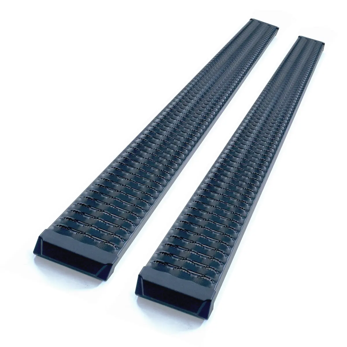 Powder Coated Titanium Black Alum Unlighted Rocker Panel Mount 250 Pound Capacit 1