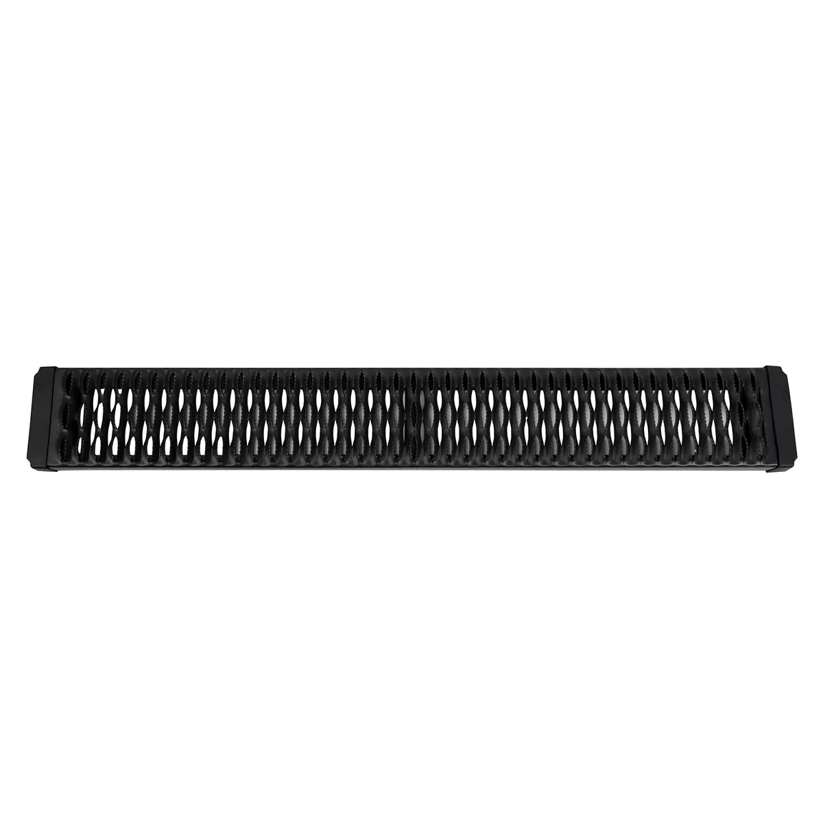 Pwdr Ctd Titanium Black Alum Unlighted Rocker Panel Mount 250 Lb Cap 6.5X77 1