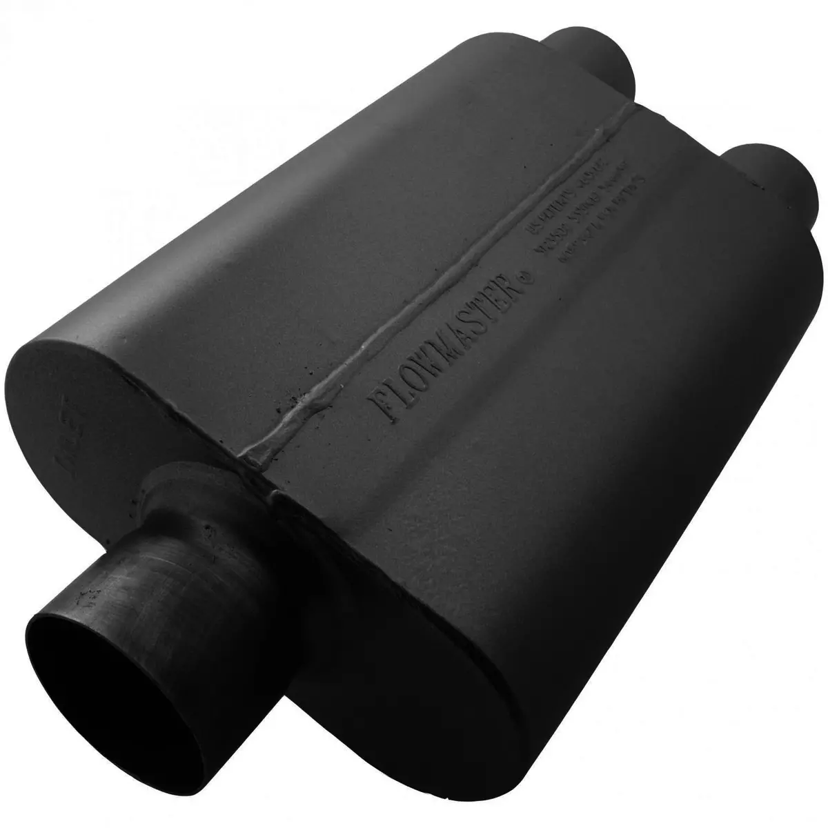 40 Series  Stainless Steel - 3.00 Center In / 2.50 Dual Out - Aggressive Sound 1