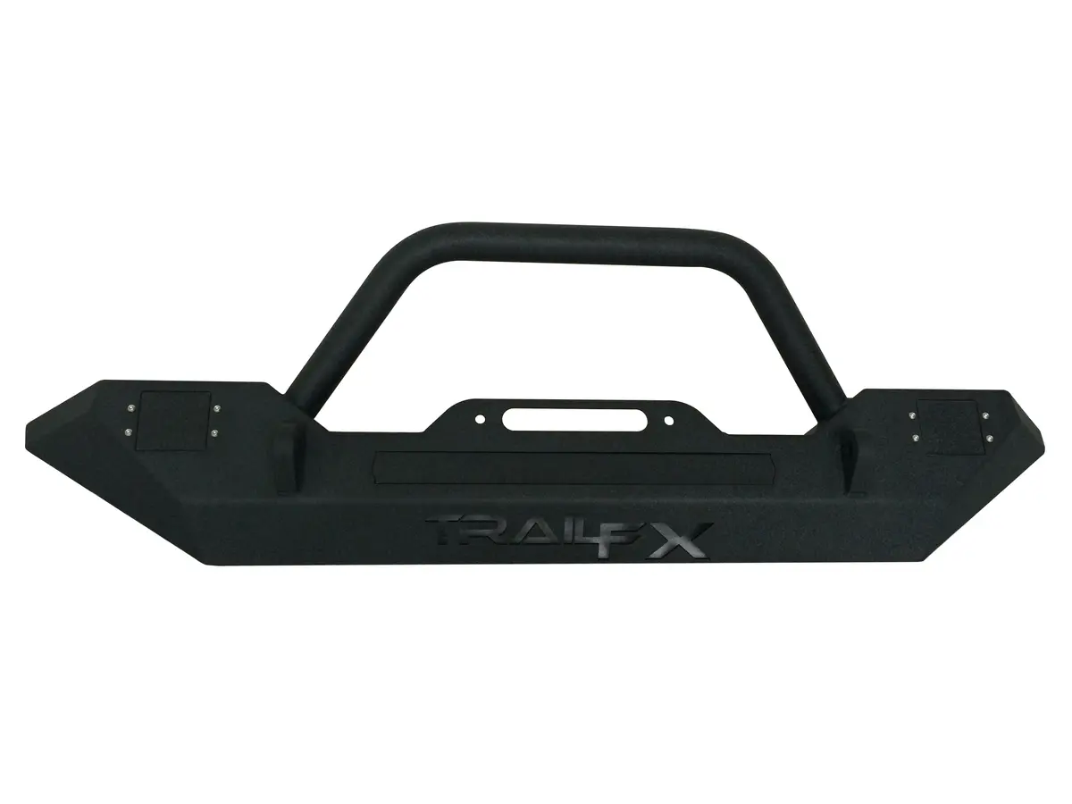 1 Pc Direct-Fit W/Bull Bar W/Win Mount W/D-Ring Mounts Textured Black Steel 1