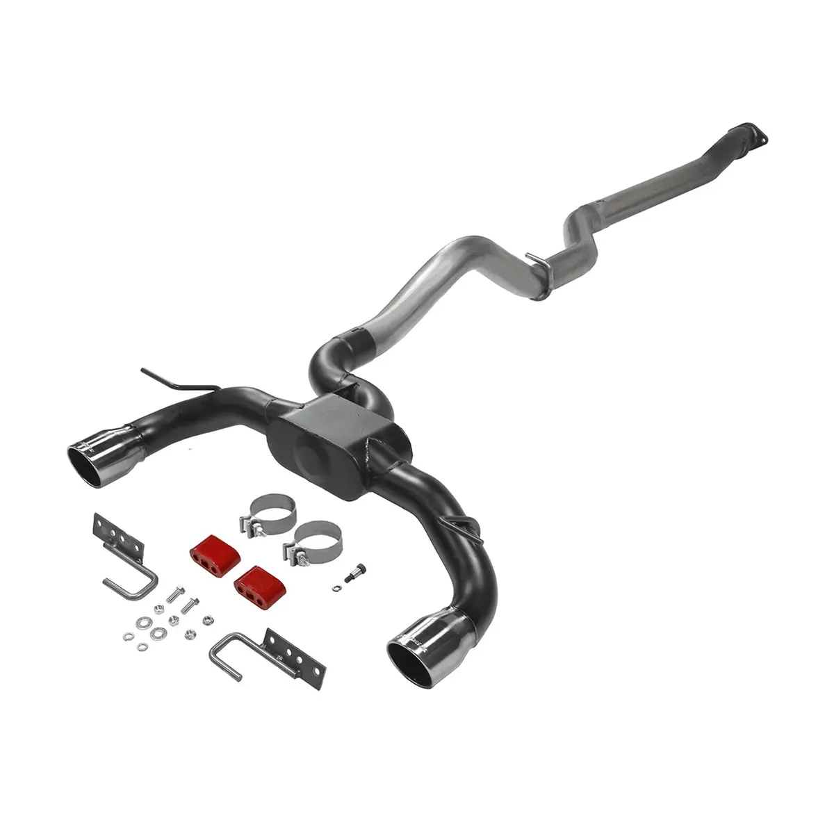 Fits 2021-2025 Ford Bronco 2.3L/2.7L, Outlaw Cat-Back, Dual Exit, 4 Door Models 1