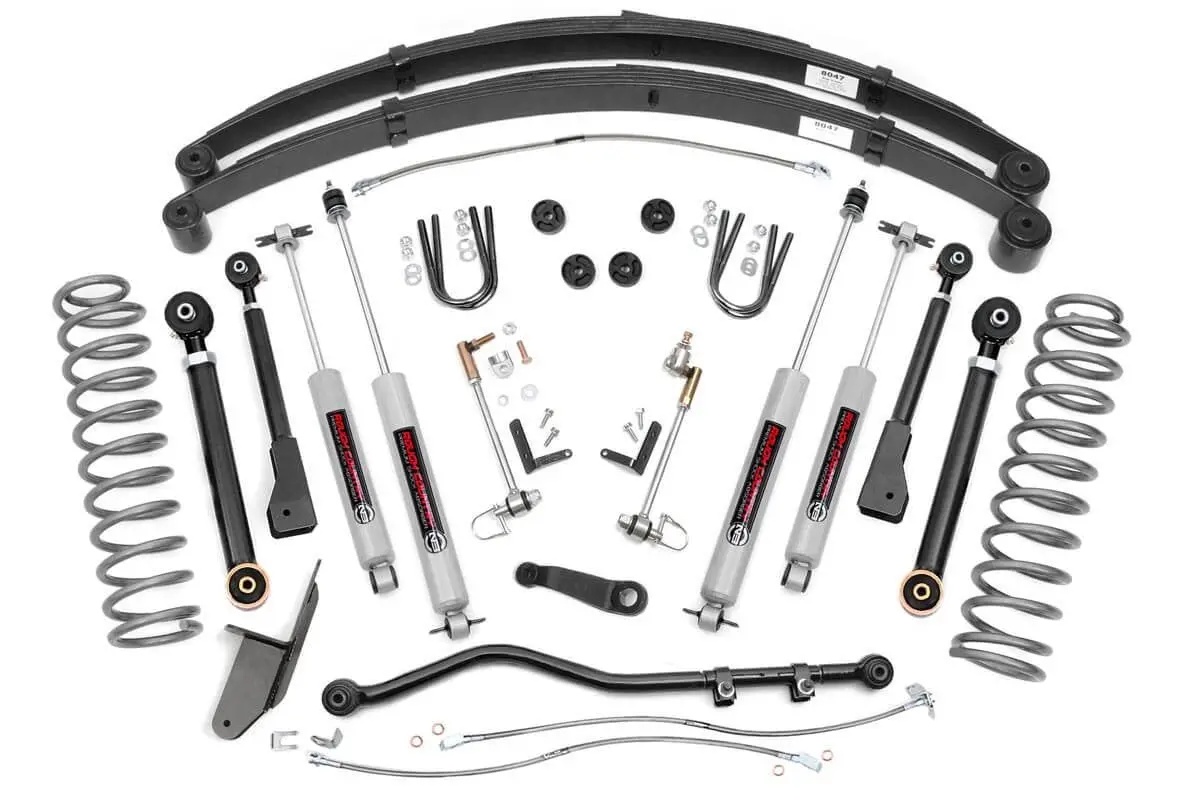 4.5 Inch Lift Kit - Rr Springs - X-Series - Jeep Cherokee Xj 2Wd/4Wd (84-01) 1
