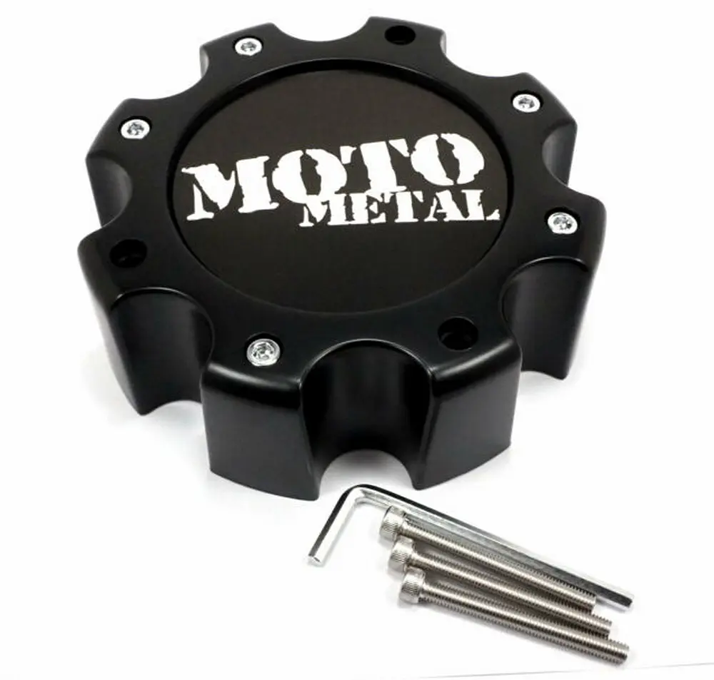 Mo959/961 Cap Satin Blk 8 Lug - New Logo 1