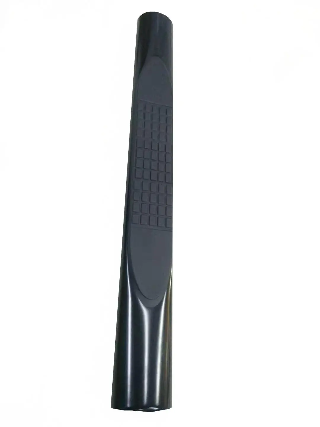 Sample Of 4 Inch Oval Straight Polished Stainless Steel And Black Side Bars 1