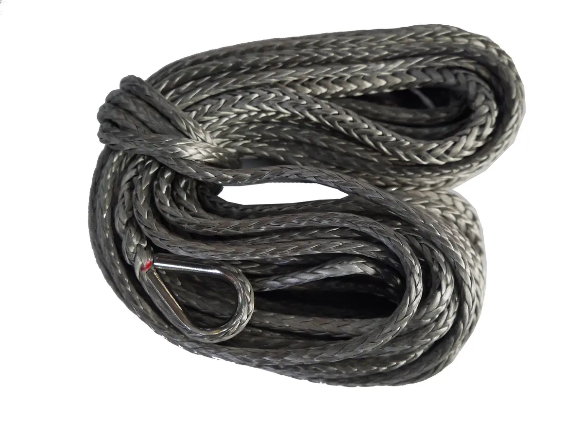4500 Pound Capacity 15/64 Inch Diameter X 40 Foot Length Synthetic Rope 1