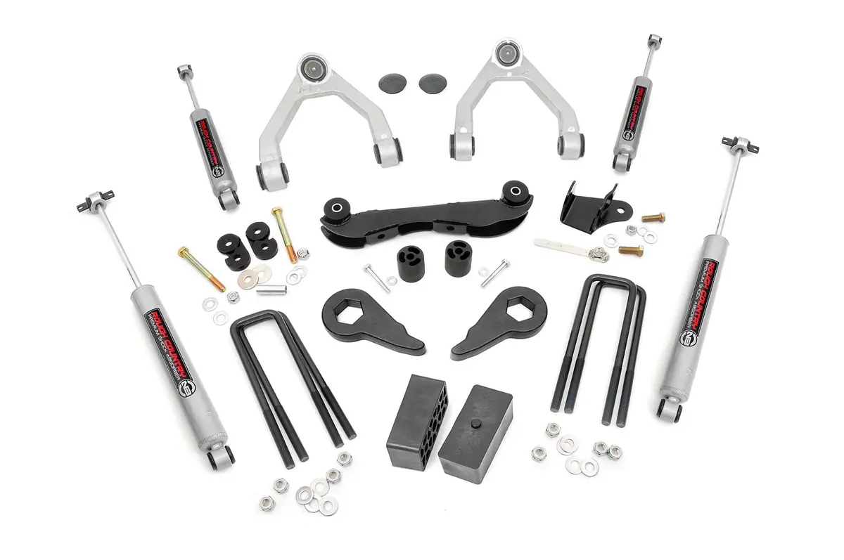 2-3 Inch Lift Kit - Rear Blocks - Chevy C1500/K1500 Truck & Suv 4Wd (88-99) 1