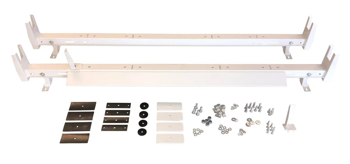 500 Pound Capacity Universal 2 Bar 53 To 63 In Adjustable Length Powder Coated W 1