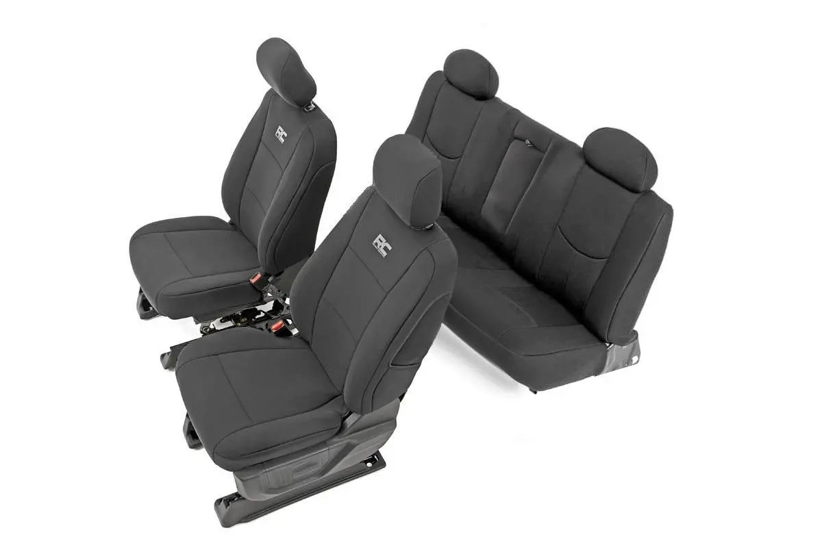 Seat Covers - Fr 40/20/40 & Rear - Chevy/Gmc 1500 (14-18 & Classic) 1