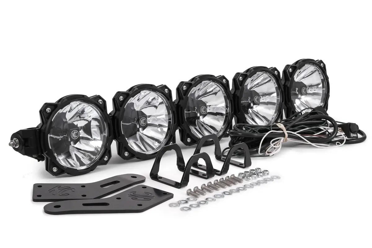 Kc Pro6 Gravity Led 32In 5-Light Combo System 2014-2018 Polaris Rzr Xp 1
