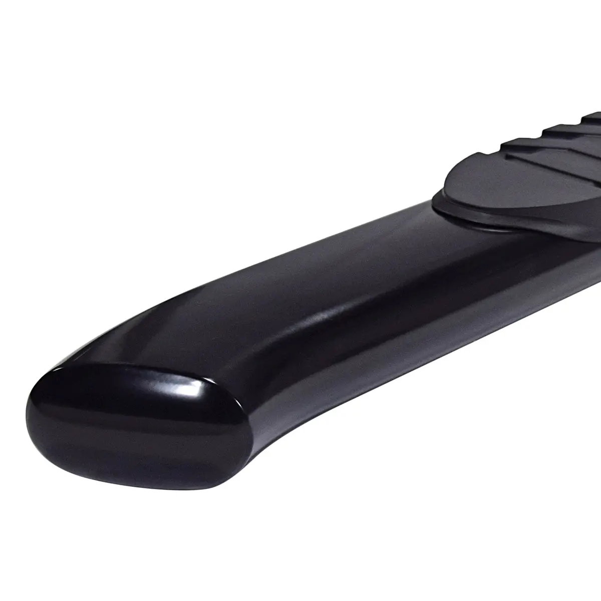 W/Step Pads W/Bed Step 5 In Oval One Side Bent Pwdr Ctd Black Steel 1