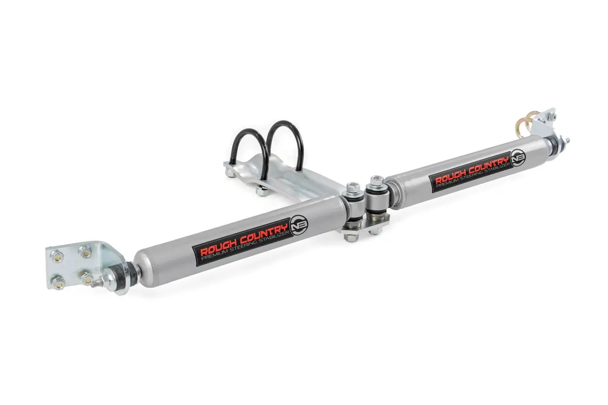 N3 Steering Stabilizer - Dual - 2-8 Inch Lift - Dodge 1500 4Wd (1994-1999) 1