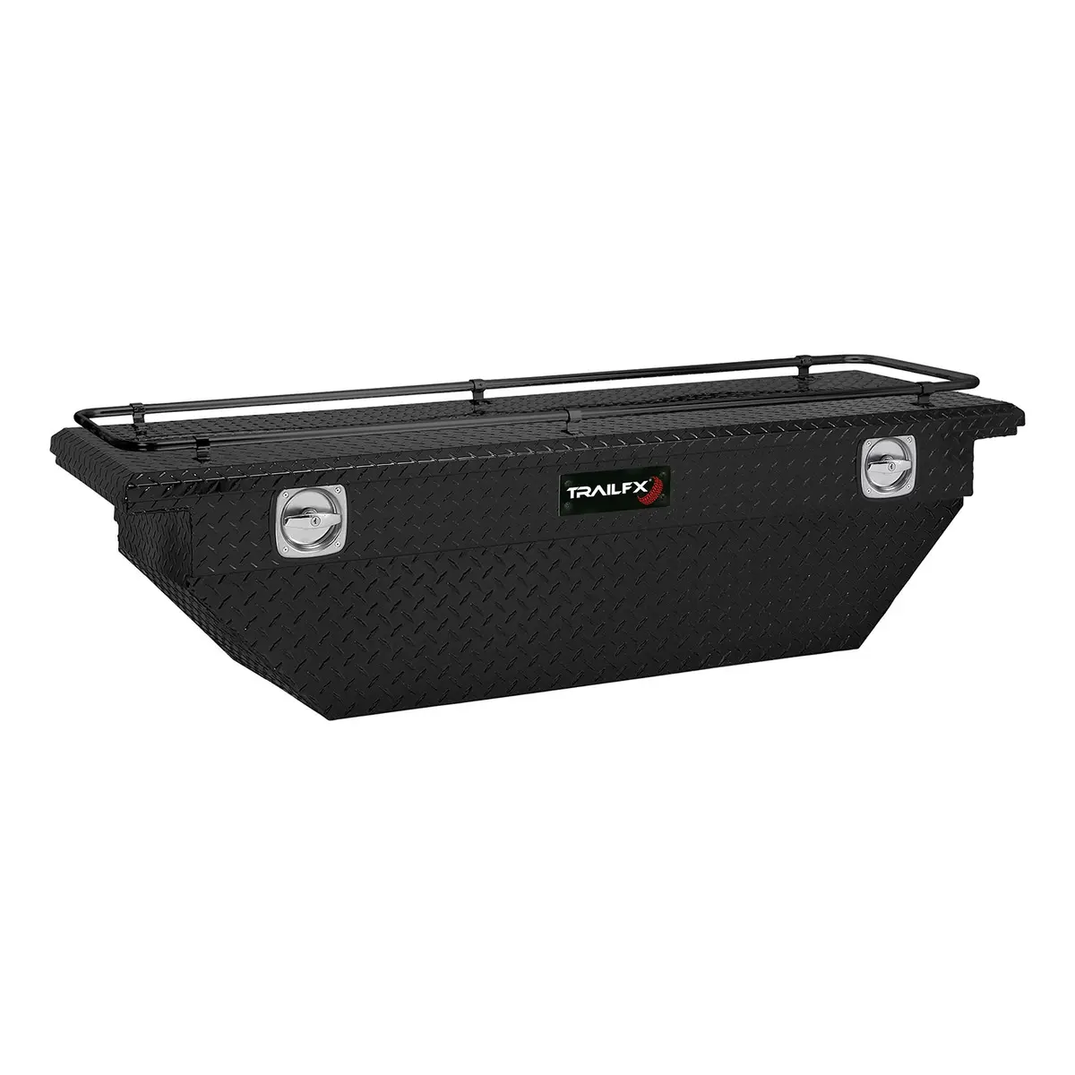 Crsovr Dp Ang Lo Profil Sgl Lid Dia Trd Mat Blk Alum 69X19.25X17.5 W/Rail On Lid 1