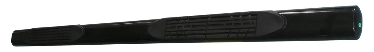 4 Inch Oval Straight Powder Coated Black Mild Steel Rocker Panel Mount 1