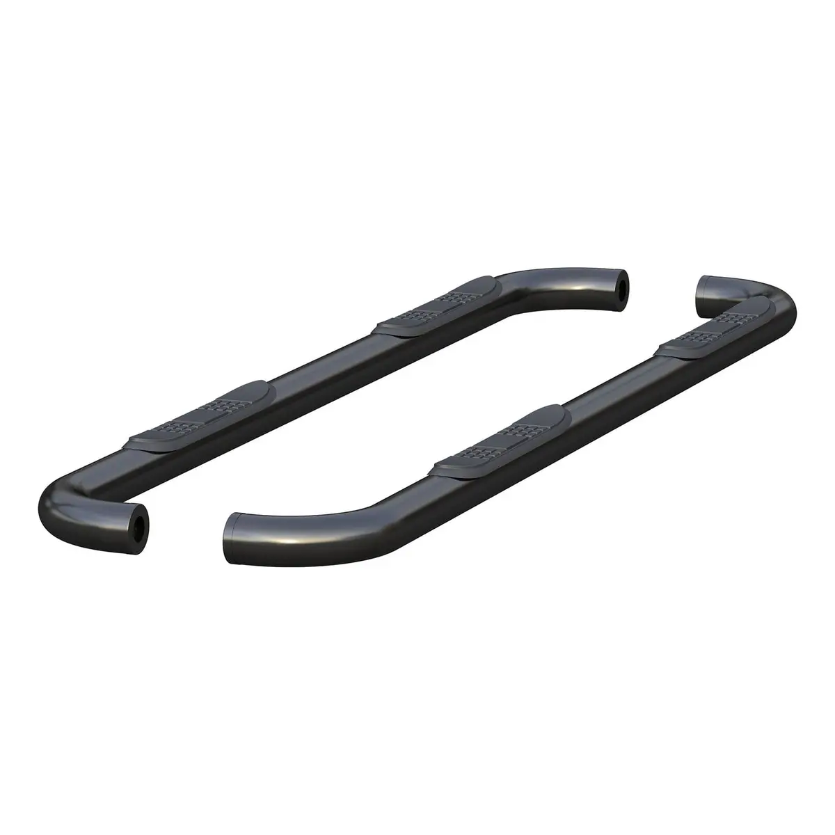 3" Black Cab Length Side Bars 19-26 Ram 1500 Extended Cab 1
