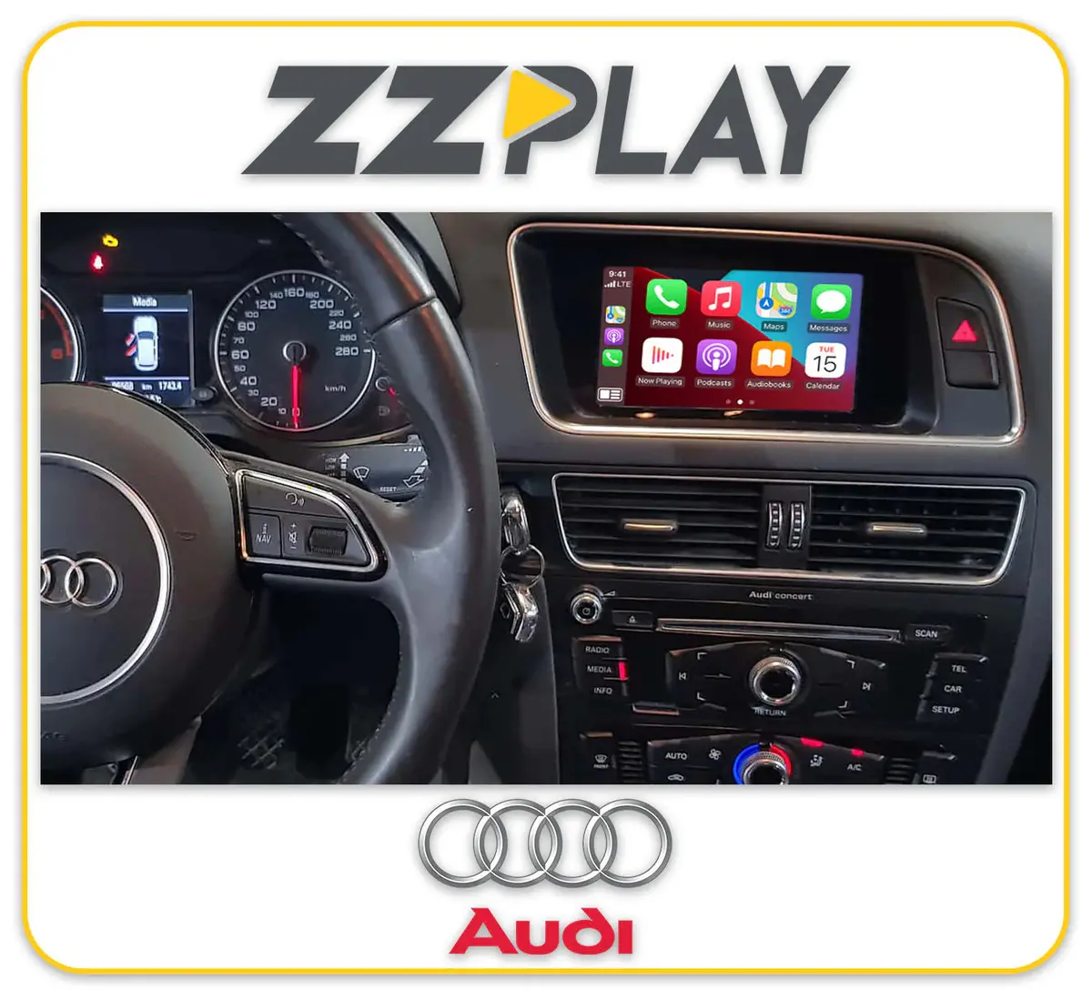 Wireless Carplay/Android Auto Interface (Audi) It3-Sym 1