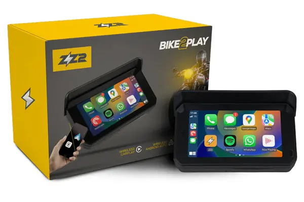 Digital Headunit Dvr (With Camera) / Carplay And Android Auto For Motorcycles (B2p-Dvr) 1