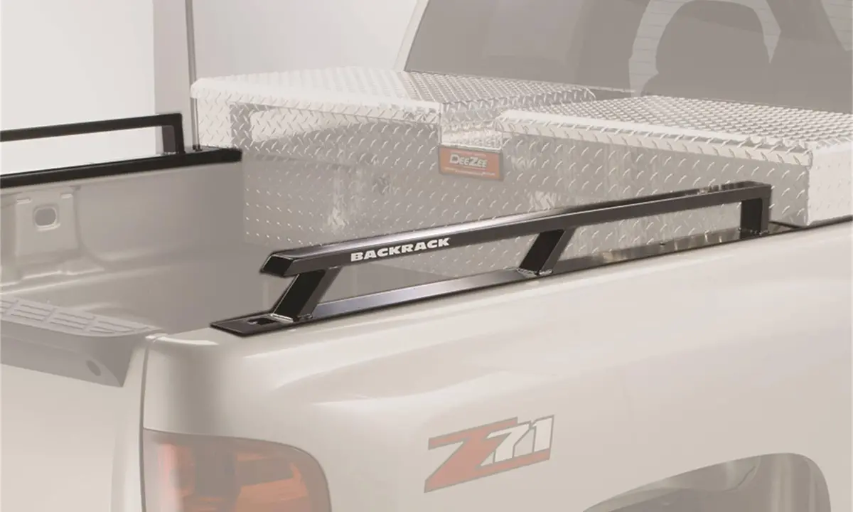 Side Rails; For Use W/Tool Box 21 In.; 19-22 Silverado/Sierra 1500, 5.10 Ft. Bed 1
