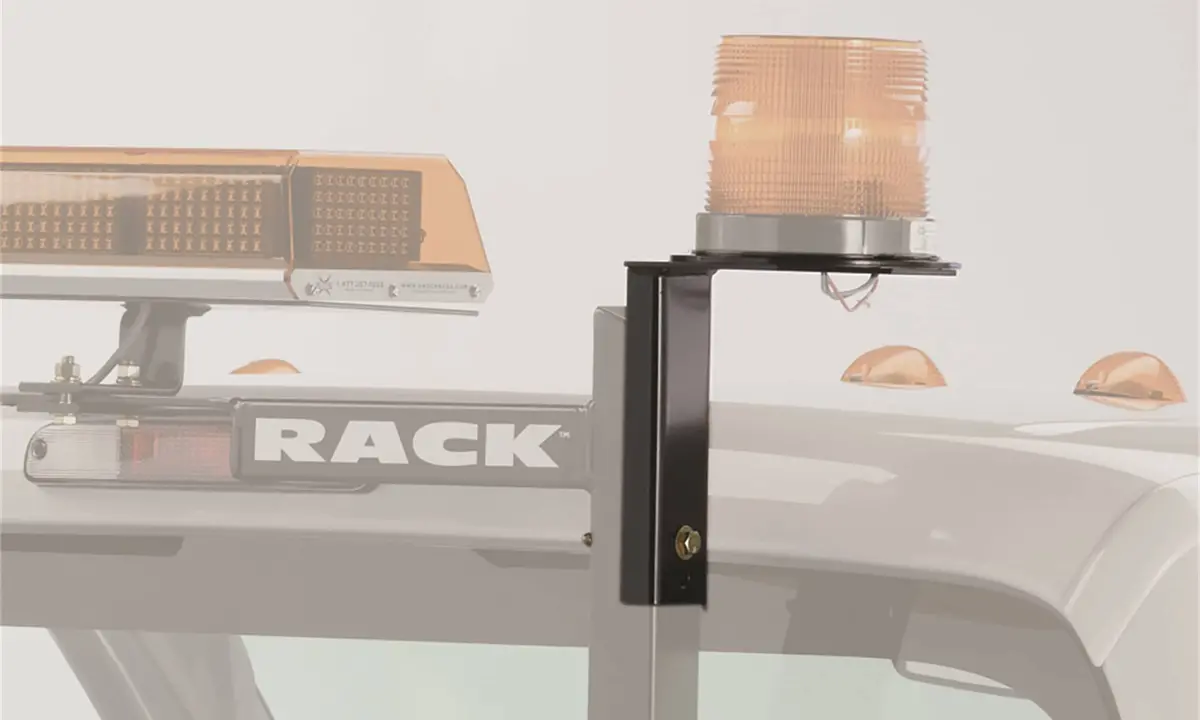 Utility Light Bracket; Universal; 6.5 In. Base, Passenger Side 1