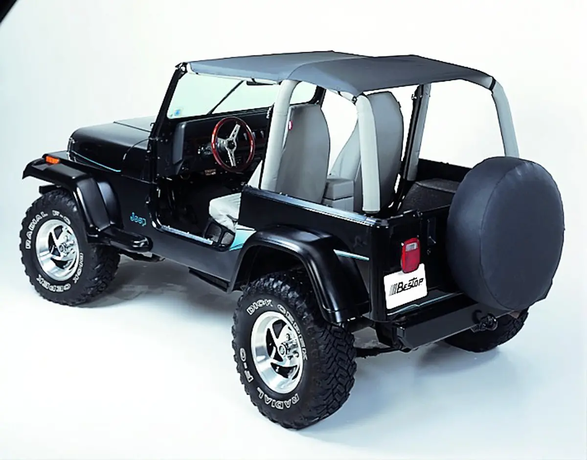 Strapless Safari Bikini - Jeep '92-95 Wrangler Yj (Black Denim) 1