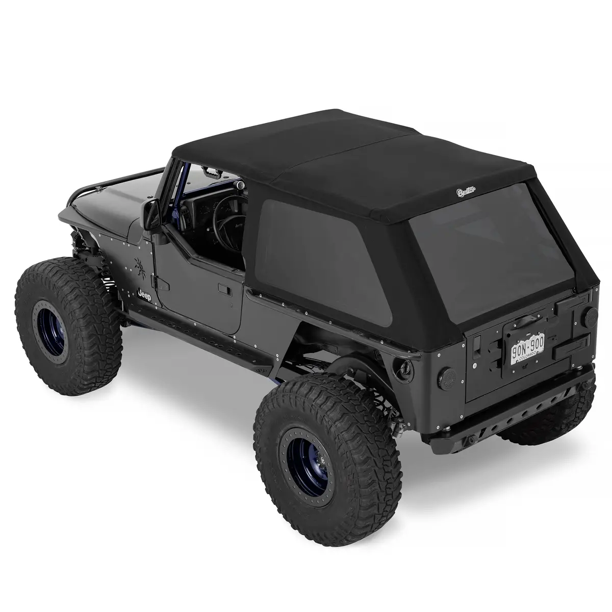 Trektop - Jeep '04-06 Wrangler Tj Unlimited (Premium Black Twill) 1