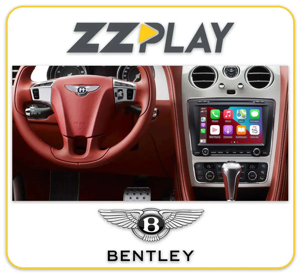 Wireless Carplay/Android Auto Interface (Bentley) Itz-Bnt-A 1