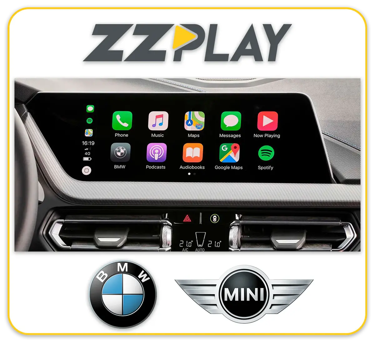 Wireless Carplay/Android Auto Interface (Bmw) It3-Evo 1