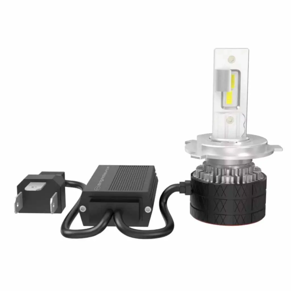 H4 Led Kit W/Fan Base 1