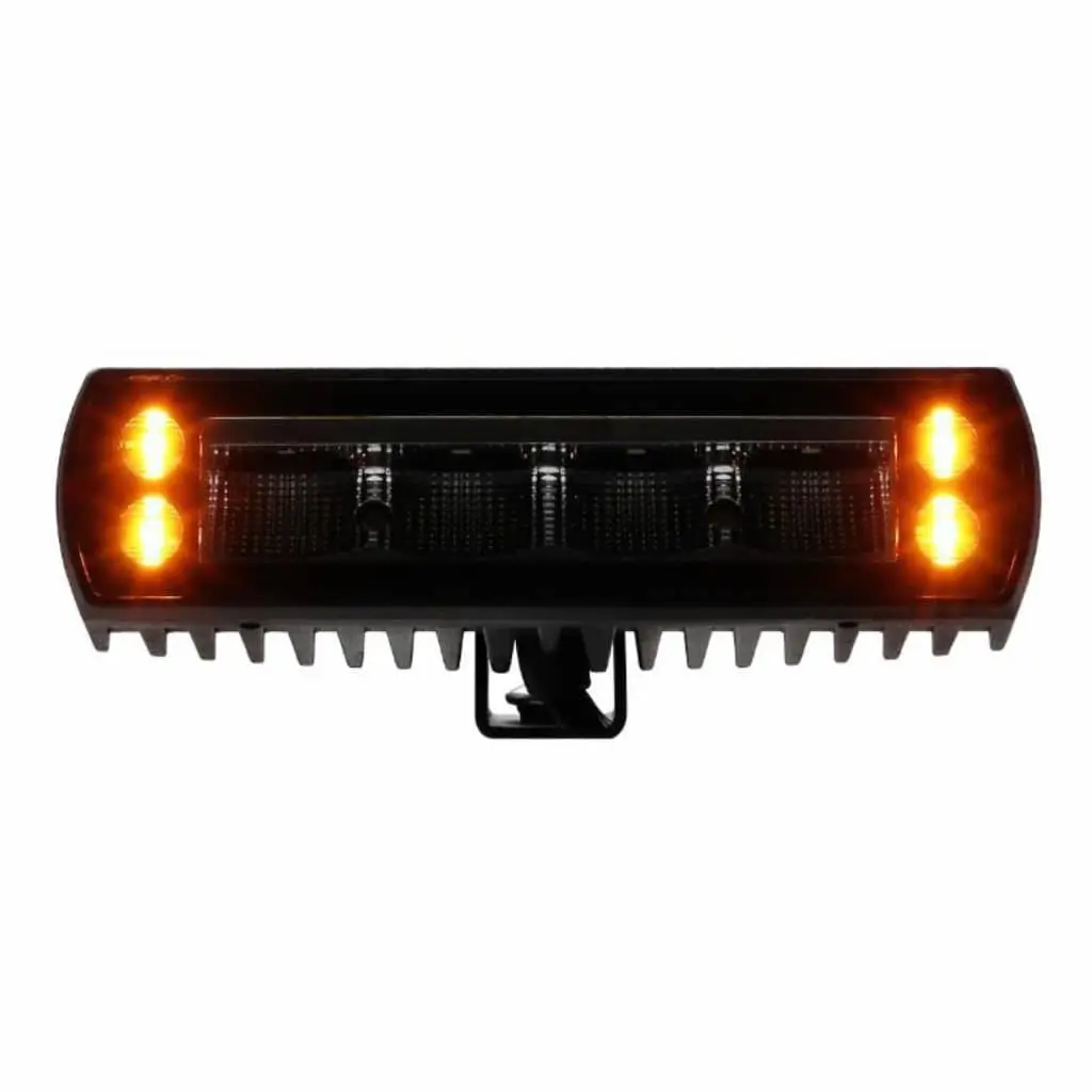 7" Flood Light W/ Amber Strobe 1