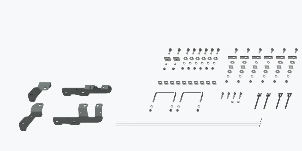 Rail Install Brackets 19-25 Ram 1500 1
