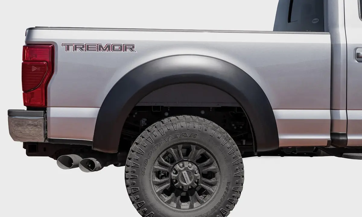 Extend-A-Fender Flares Black Smooth Finish 2-Piece Rear 1