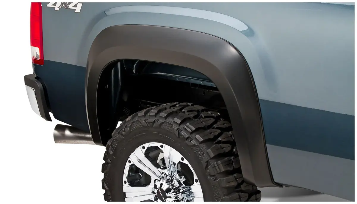 Extend-A-Fender Flares Black Smooth Finish 2-Piece Rear 1