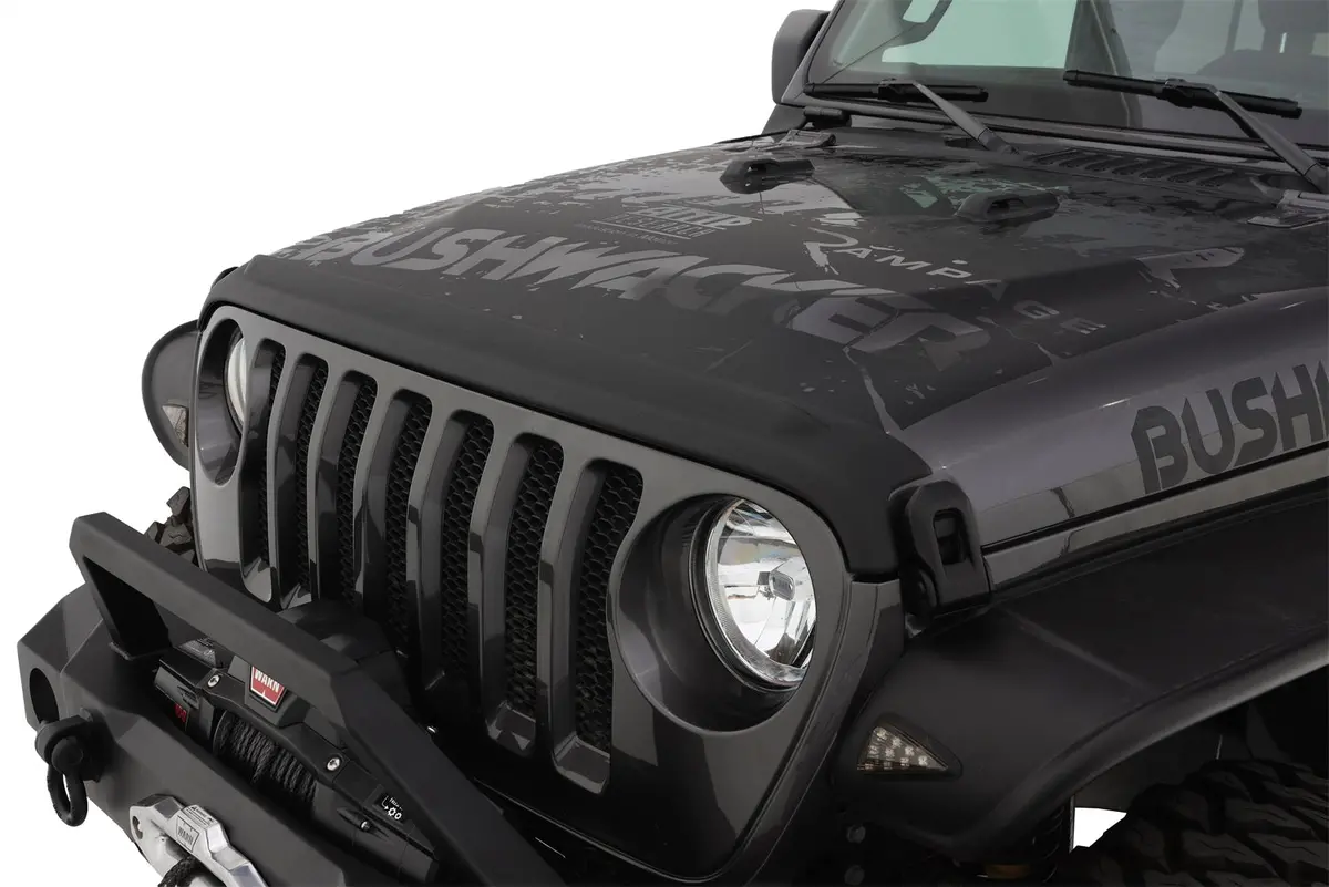 Trail Armor Hood Stone Guard Black Textured Finish , 1-Piece 1