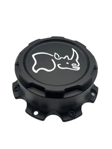 Cap Br Anim Screwon 8/165 Mtblk Wht Logo 1