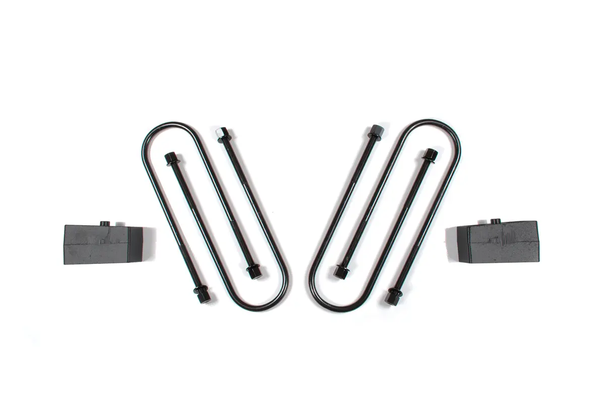Zone Rear 2" Block Kit - 4In U-Bolts 1