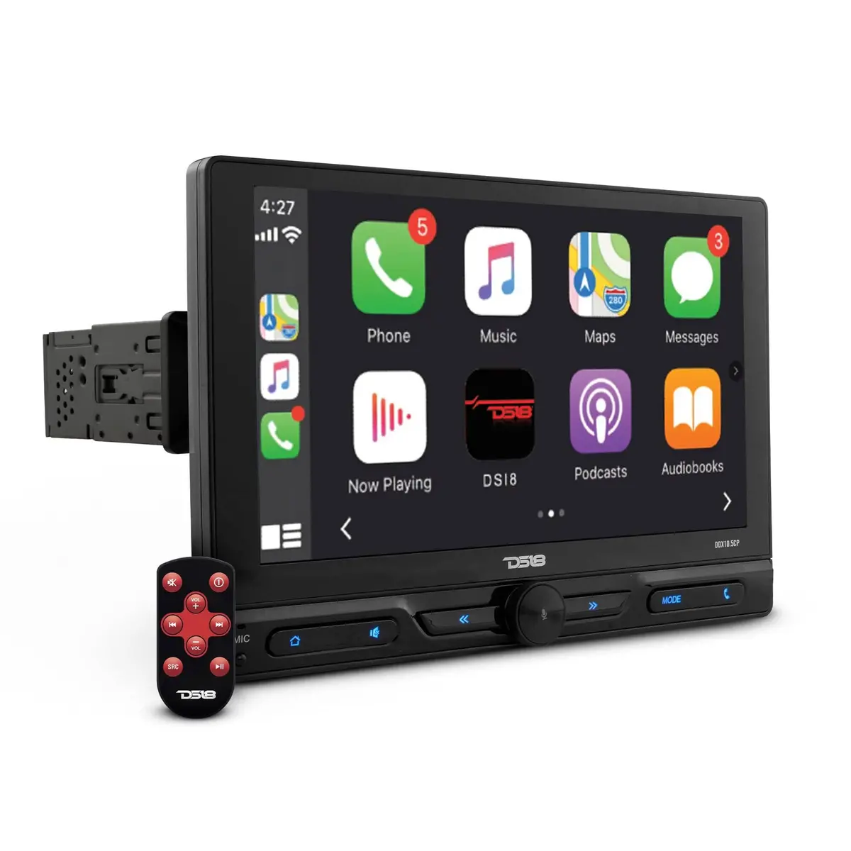 10.5" Floating Swivel Modular Touchscreen | Mechless Single-Din | Mirror Link | Bluetooth | Car Play 1