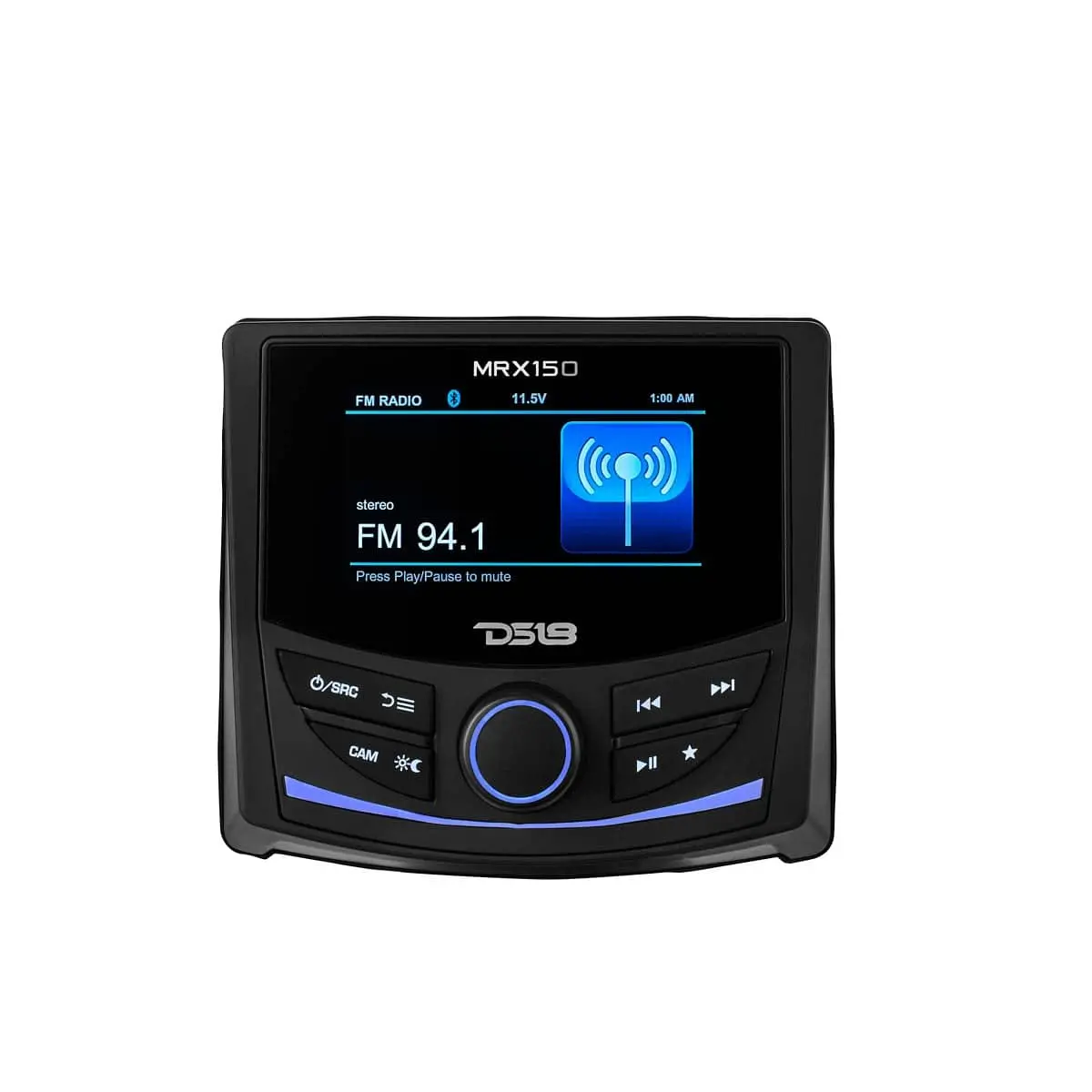 Headunit 3" | Color Tft Screen | 2 Zones | 4 Volts Output | Bt | Rds | 4 X 50 Watts | Silicone Cover 1
