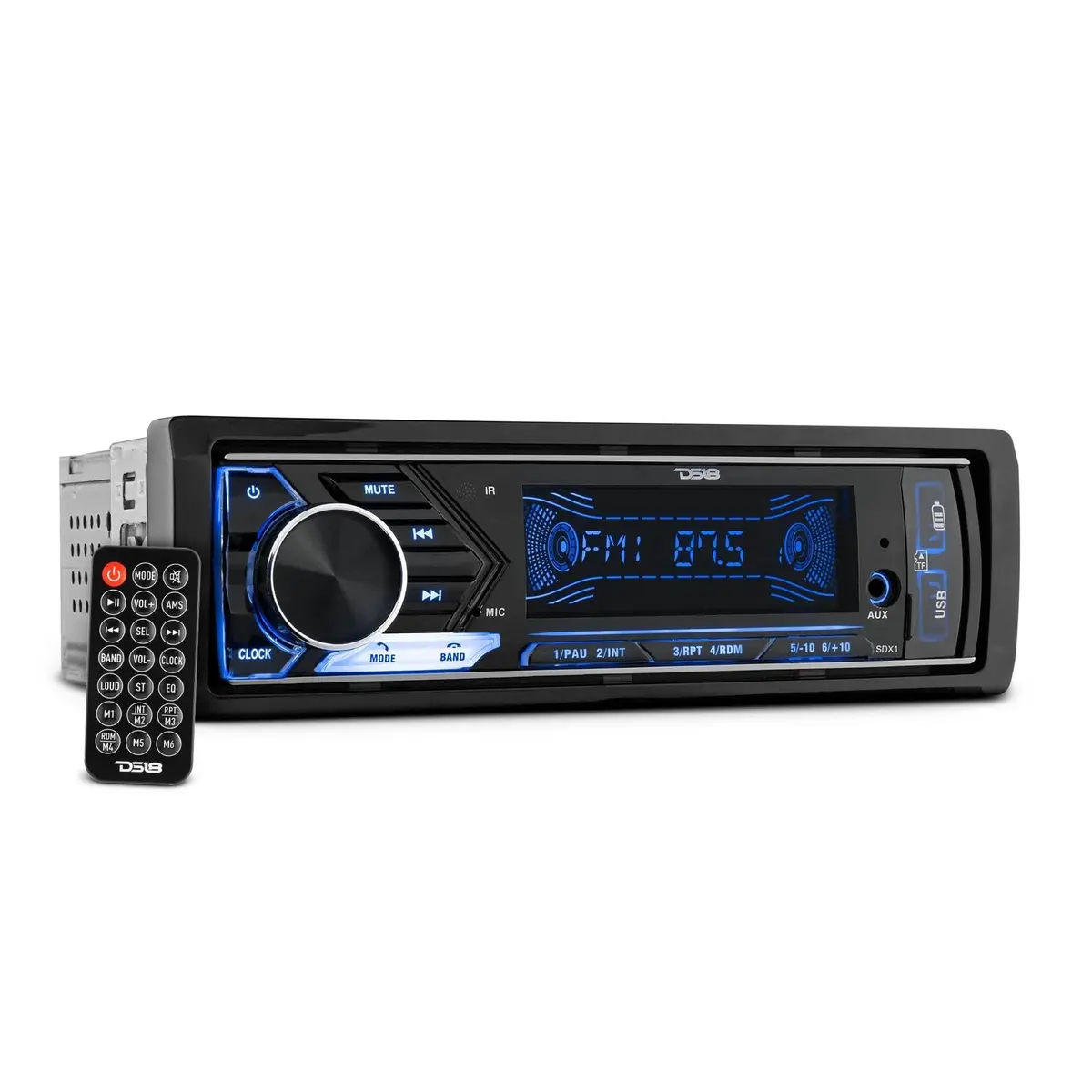 Single-Din | Headunit Mech-Less Player Receiver | Dual Usb | 7 Volt Preouts 1