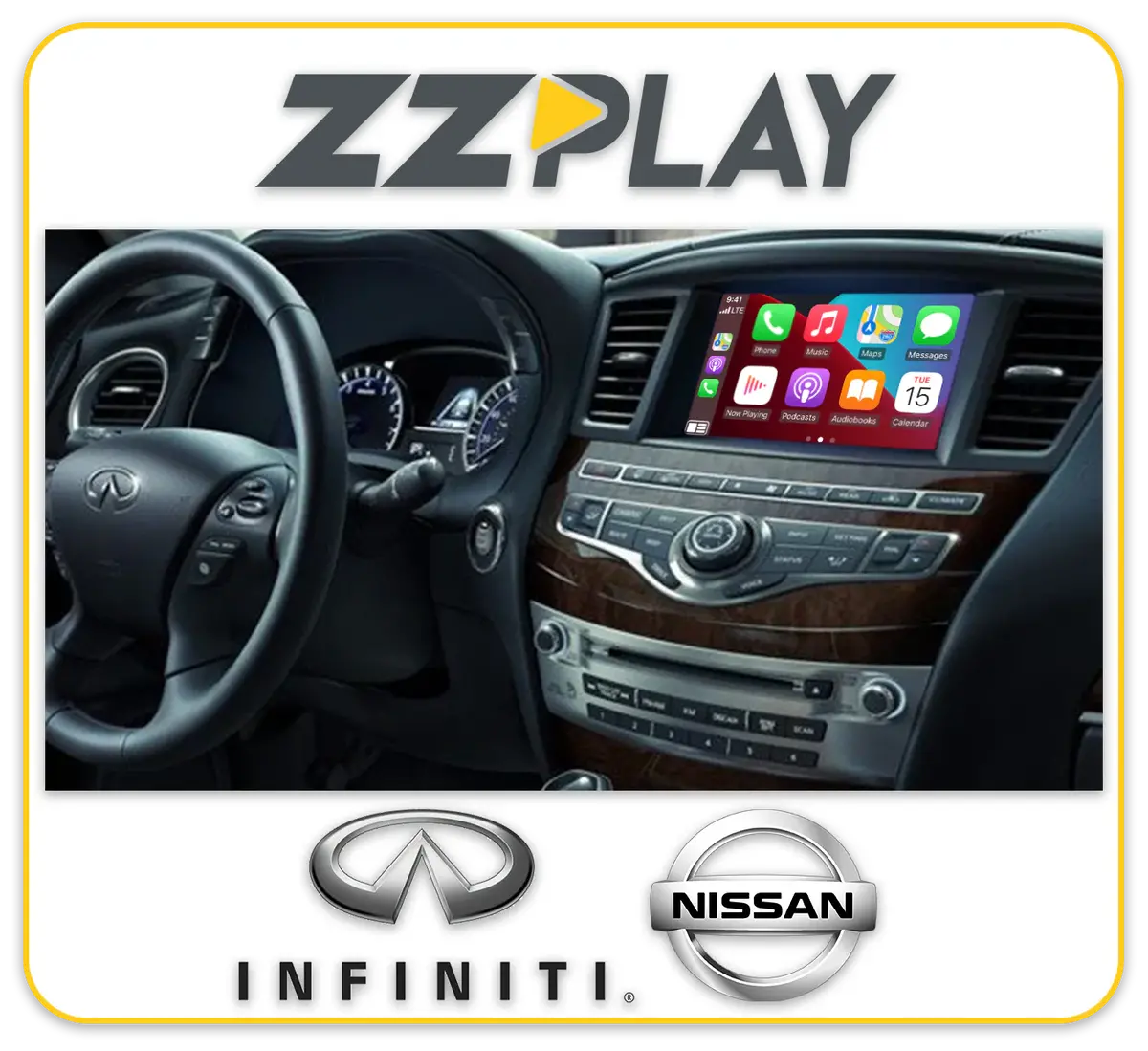 Wireless Carplay/Android Auto Interface (Infinity Qx60 Qx70) It2-Inf-Q70 1
