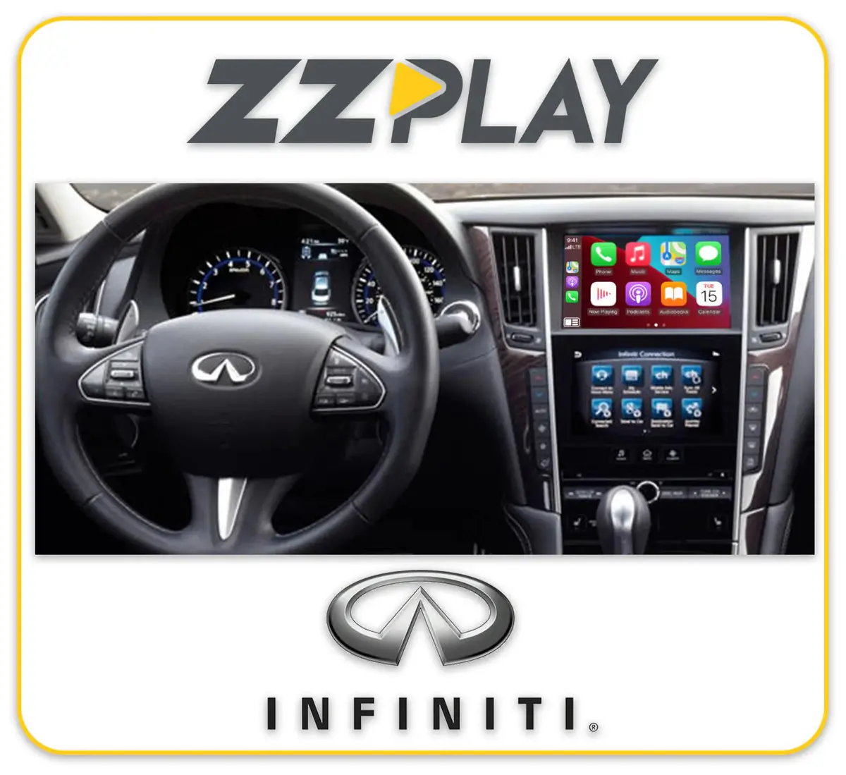Wireless Carplay/Android Auto Interface (Nissan, Infiniti) Itz-Nif 1
