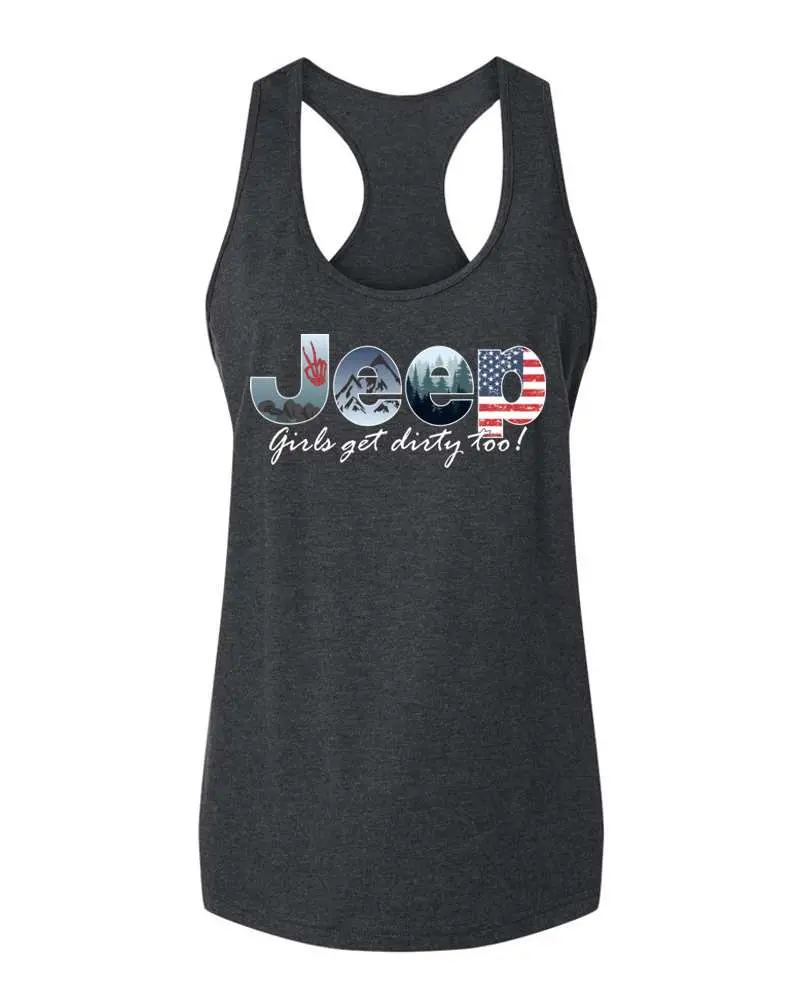 Jeep Girl Racerback Tank 1