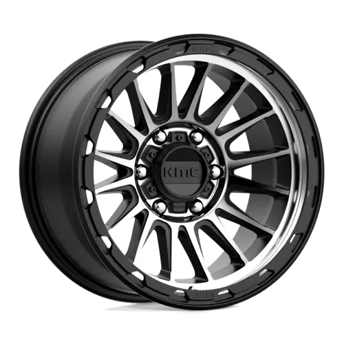 Km542 17X9 6X5.5 S-Blk Mach -12Mm 1