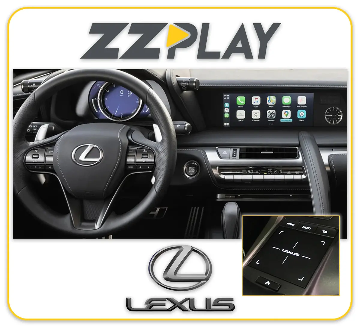 Wireless Carplay/Android Auto Interface (Lexus 10" & 12.3" Screen) It3-Lex19l 1