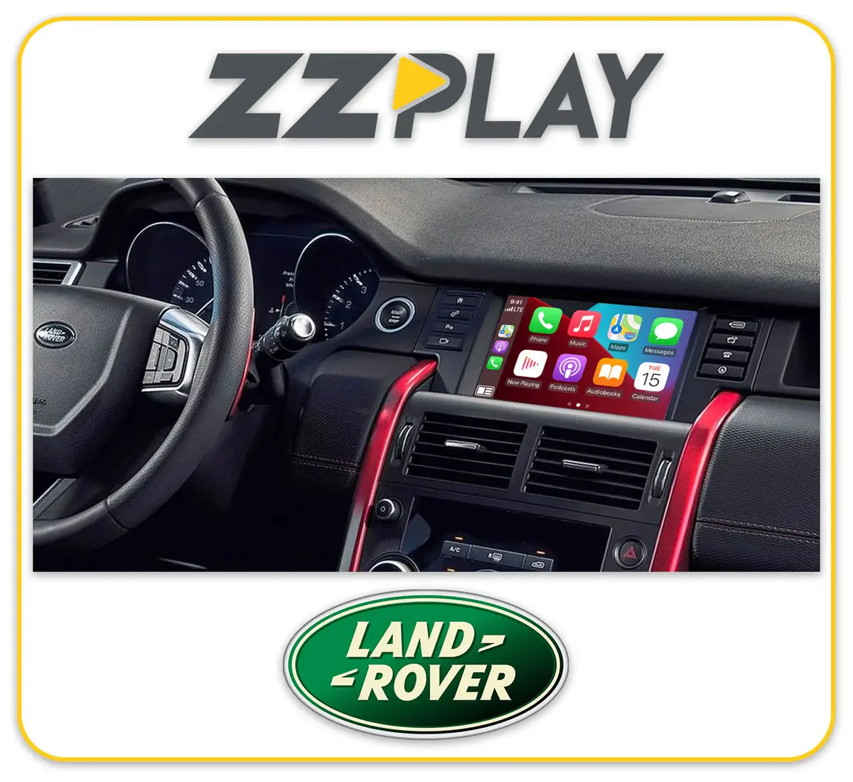 Wireless Carplay/Android Auto Interface (Jaguar, Land Rover) Itz-Lr15-A 1