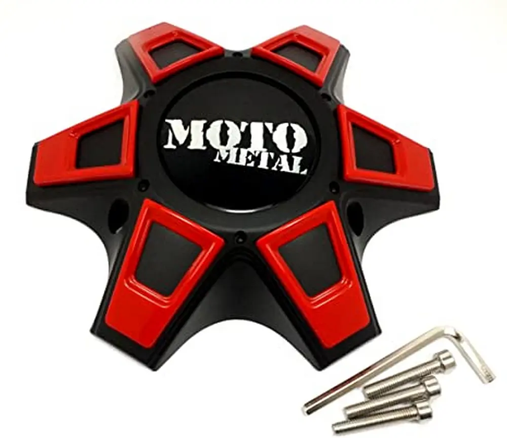 Moto Mo969 Cap 6 Lug - Satin Black 1