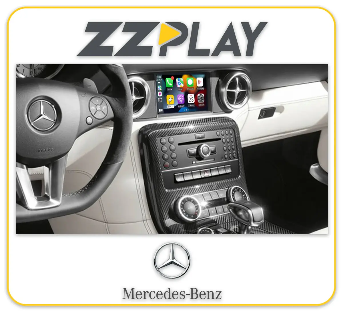Wireless Carplay/Android Auto Interface (Mercedes Sls) Iitz-Ntg4-Sls 1