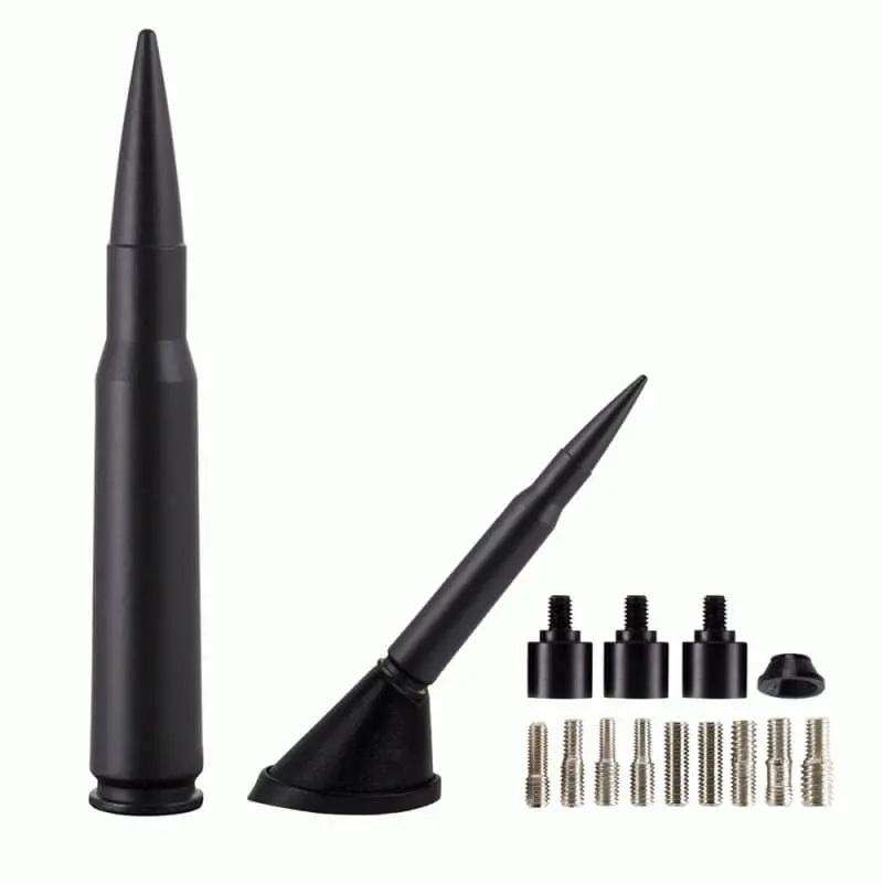 Flat Black 30 Caliber Replica 4.25" Antenna 1