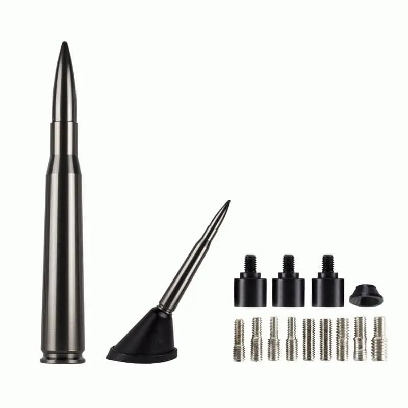 Gun Metal 30 Caliber 4.25" Replica Antenna 1