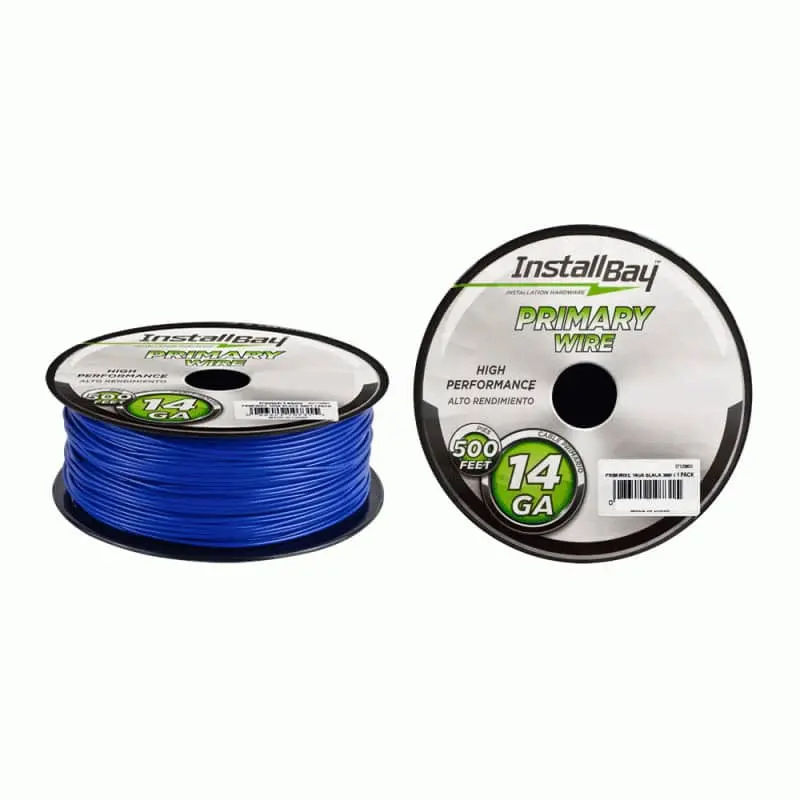 Primary Wire 14 Gauge All Copper Blue 500Ft 1