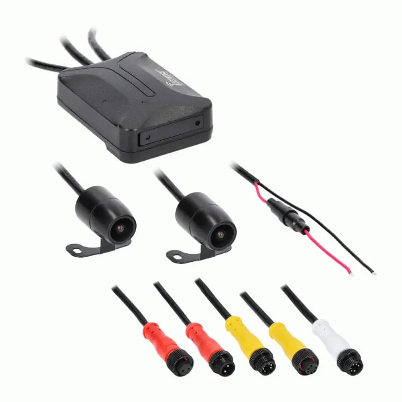Water Resistant Dual-Camera Dash Cam & Dvr 1